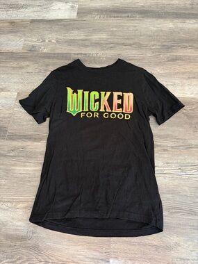 Old Navy Wicked For Good Black Graphic Tee